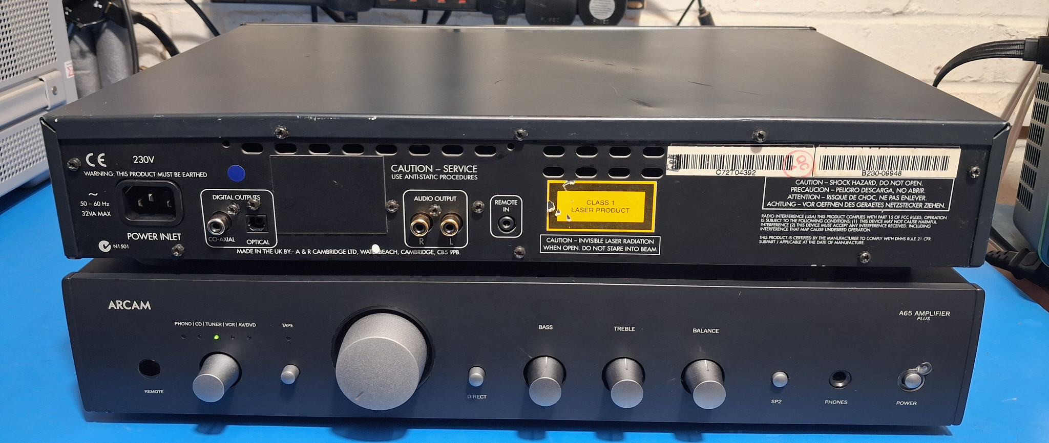 Arcam CD72T CD Player in Black - Image 3