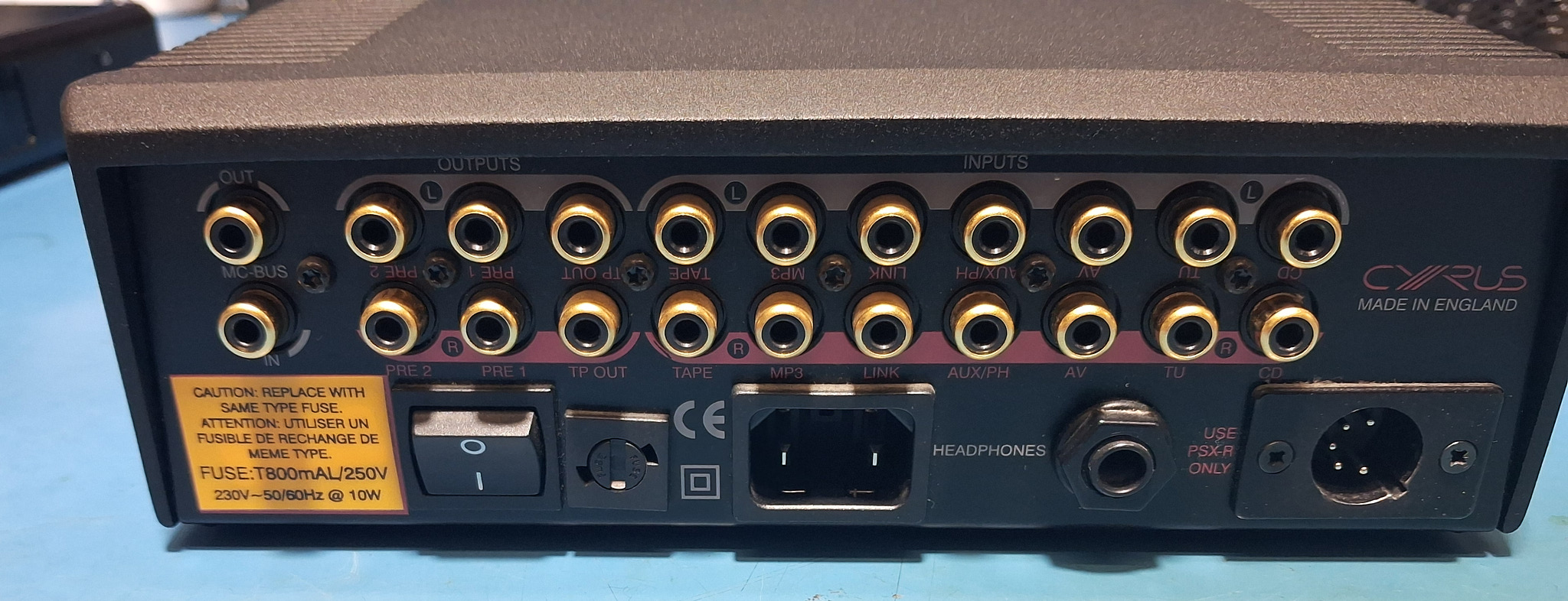 Cyrus Pre Xvs Pre amplifier Brushed Black - Image 3
