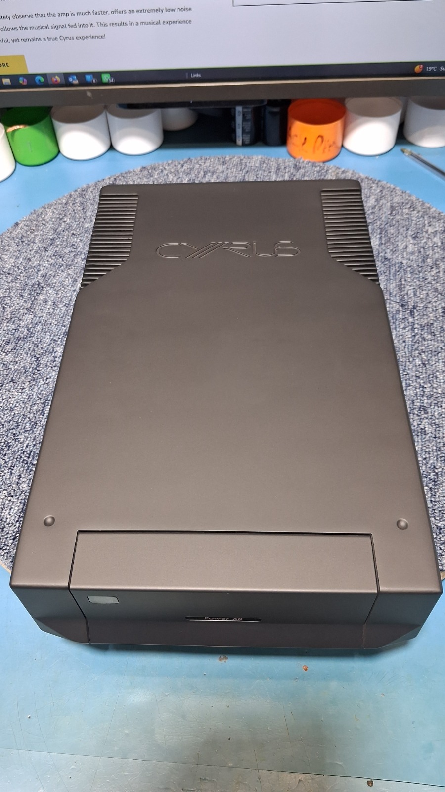 Cyrus Audio Power-XR Top View