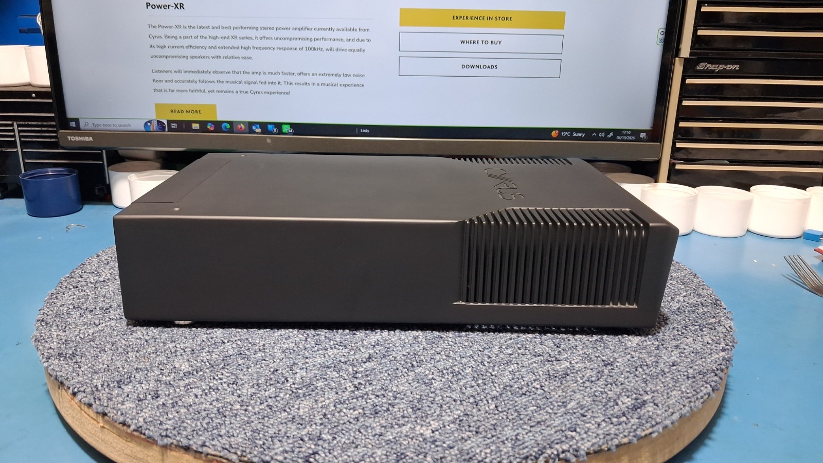 Cyrus Audio Power-XR Side View