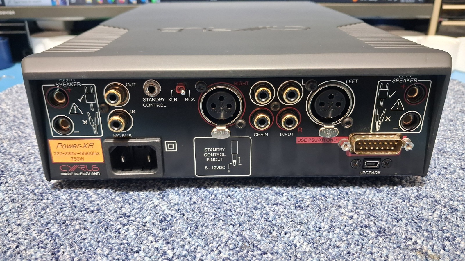 Cyrus Audio Power-XR Rear View